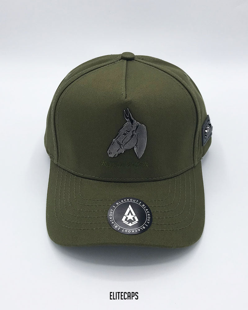 Classic Horse Green BKT Cap - C0583