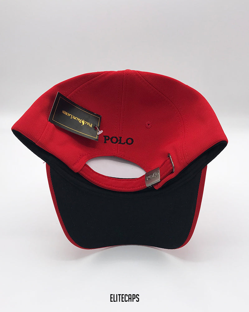 RL Red Polo Baseball Cap - C0285