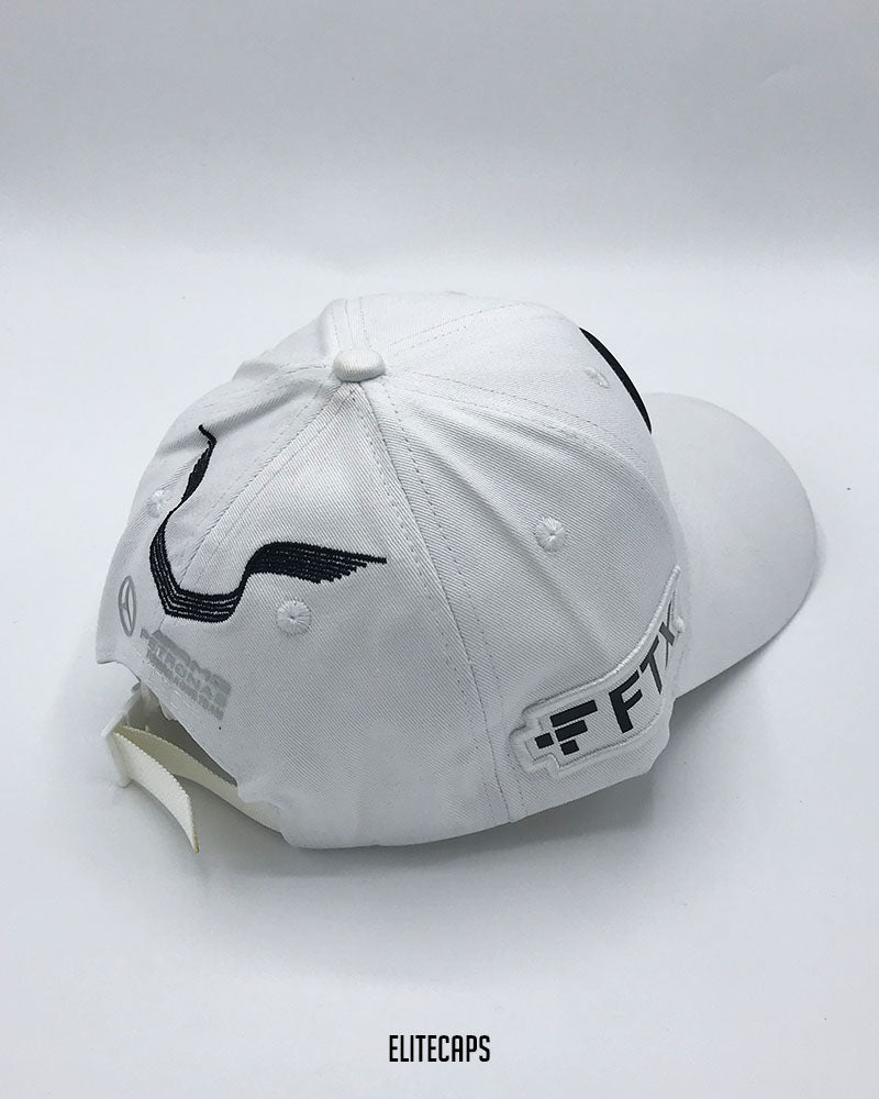 Classic White Mercedes Sports Cap - C0582