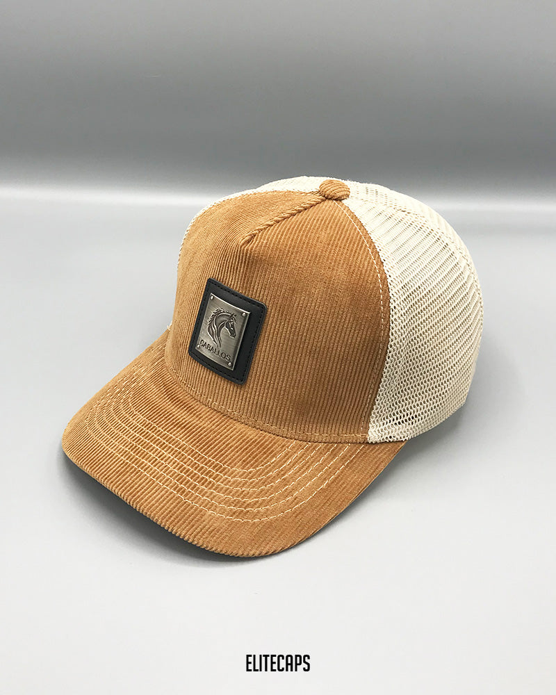 Versatile Corduroy Trucker Cap - C0300