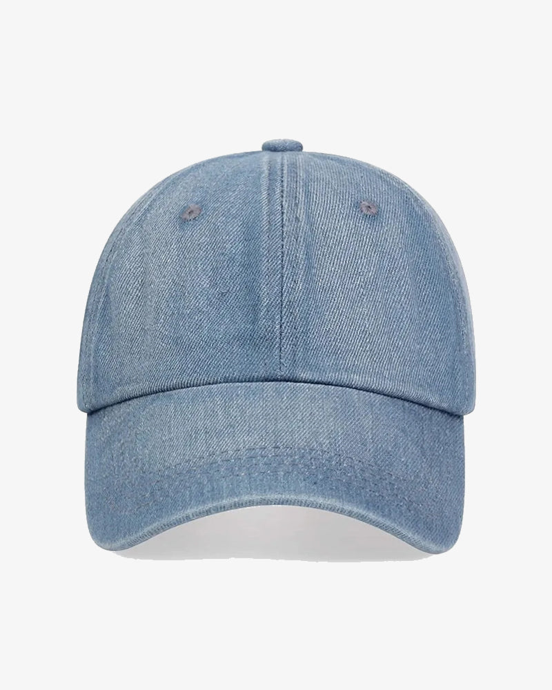 Basic Blue Denim Cap - C0121