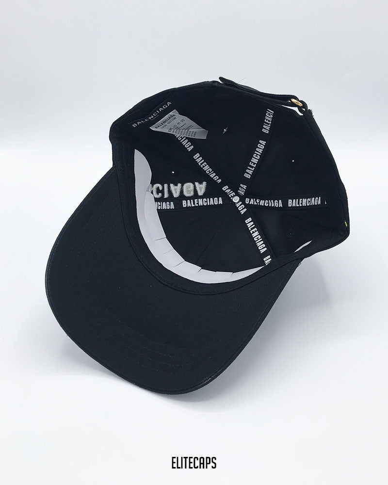 BALCGA Black Embroidered Baseball Cap - C0598