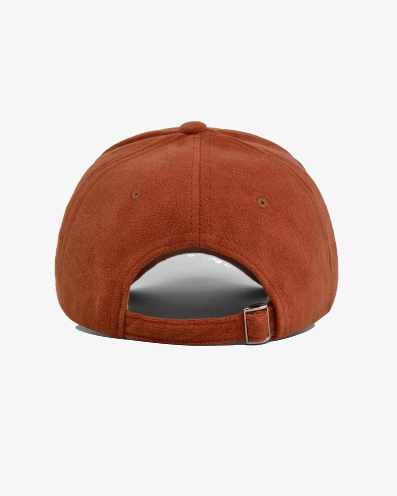 Basic Orange Suede Cap - C0117