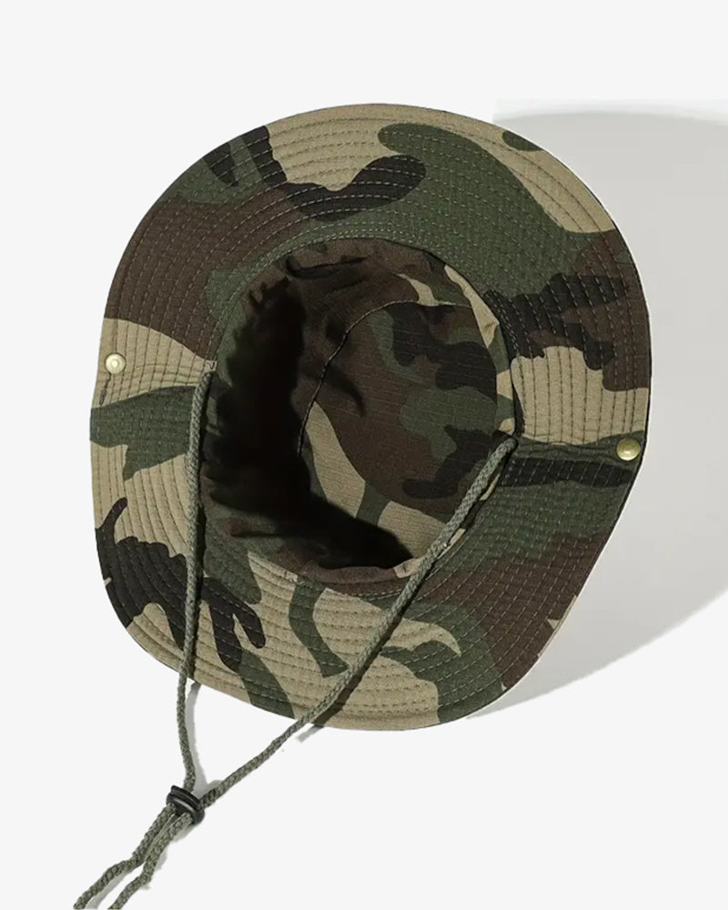 Green Camo Bucket Hat - H0112