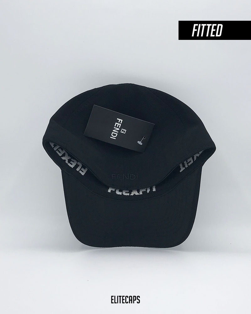 FD Jet Black Fitted Cap - C0339