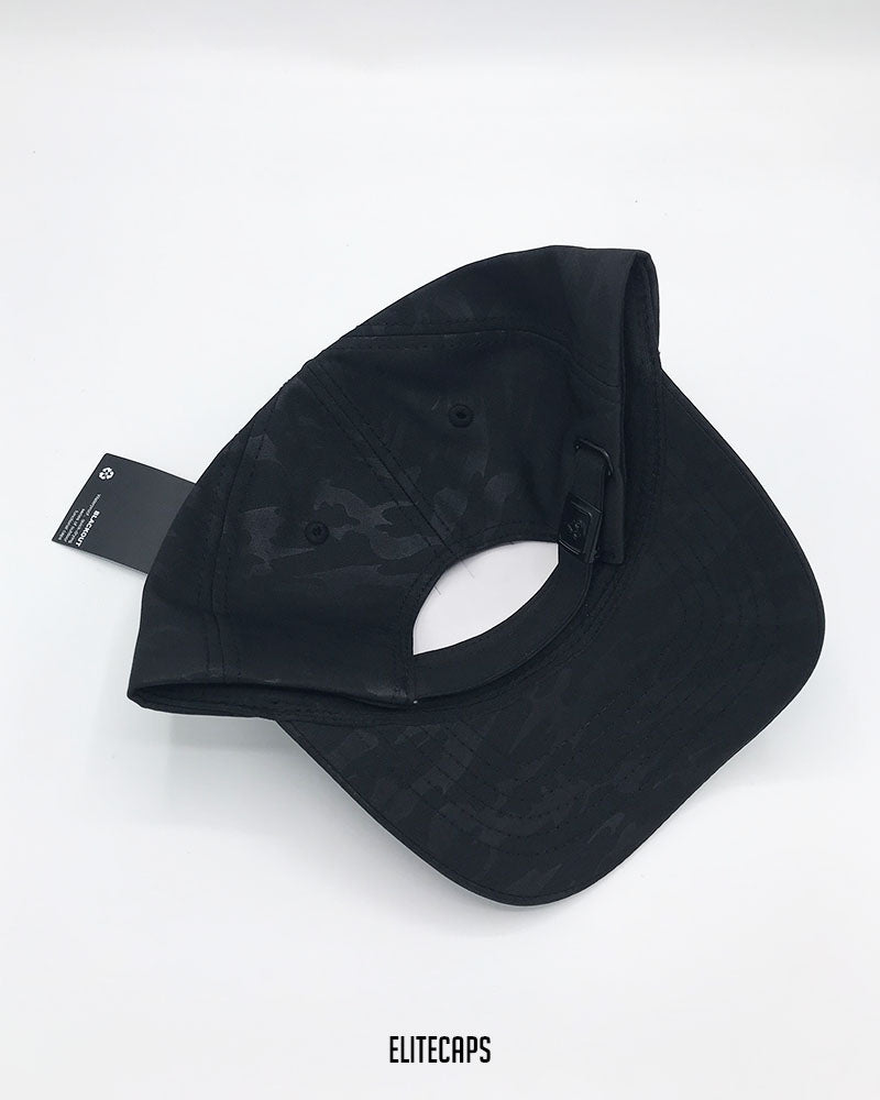 Luxury Black Camo BLACKOUT Cap - C0503