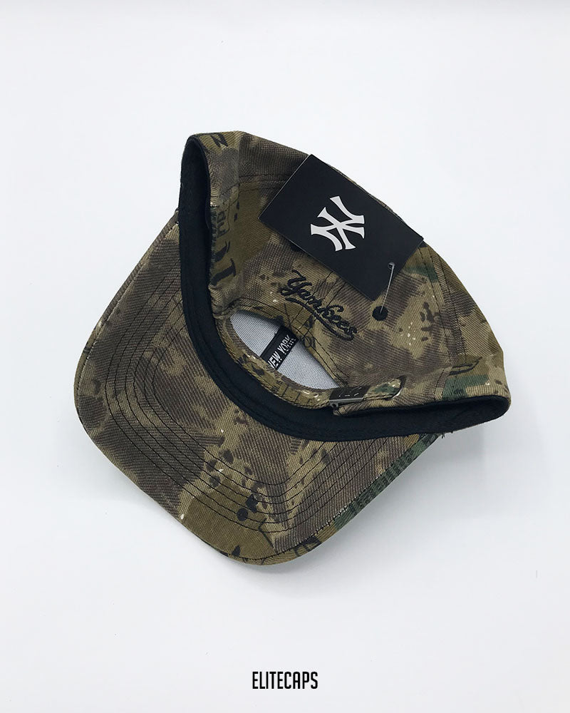 NY Yankees Forest Army Camo Cap - C0628