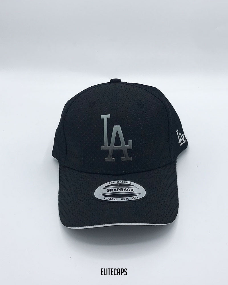 Black LA Mesh Cap - C0333