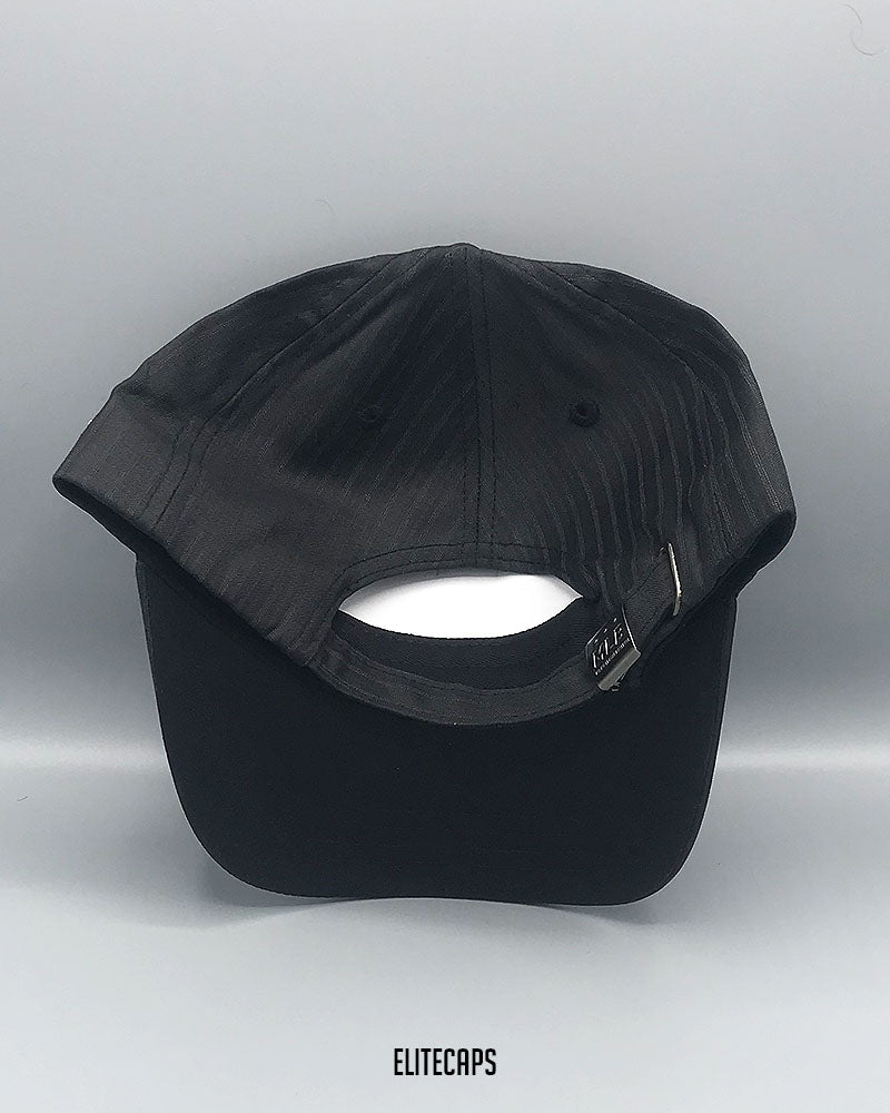 LA Black Pinstripe Baseball Cap - C0422