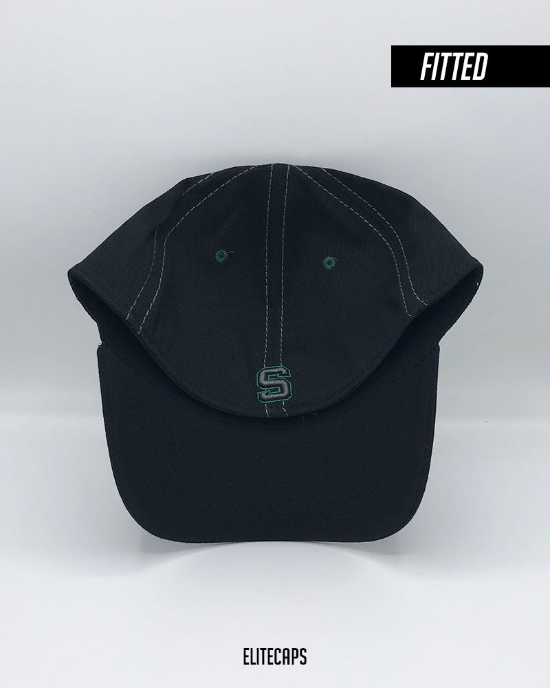 Camp Gladiator Black Contrast Fitted Cap - C0432