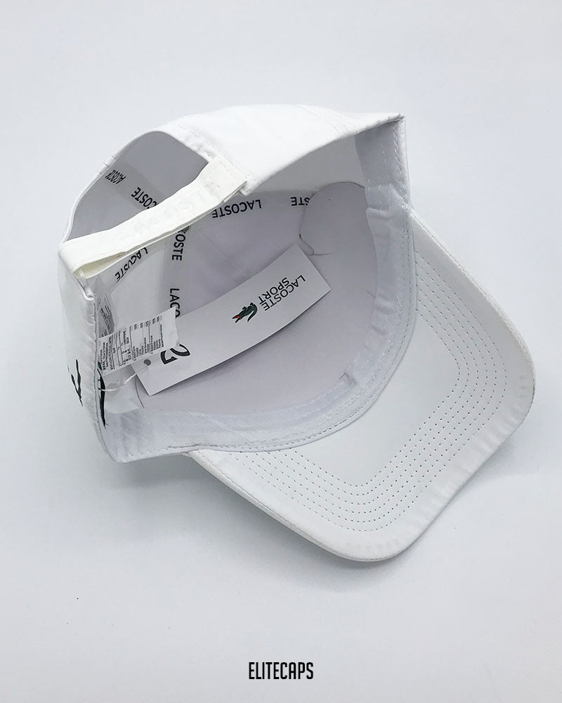 Classic White LACOSTTE Signature Cap - C0611
