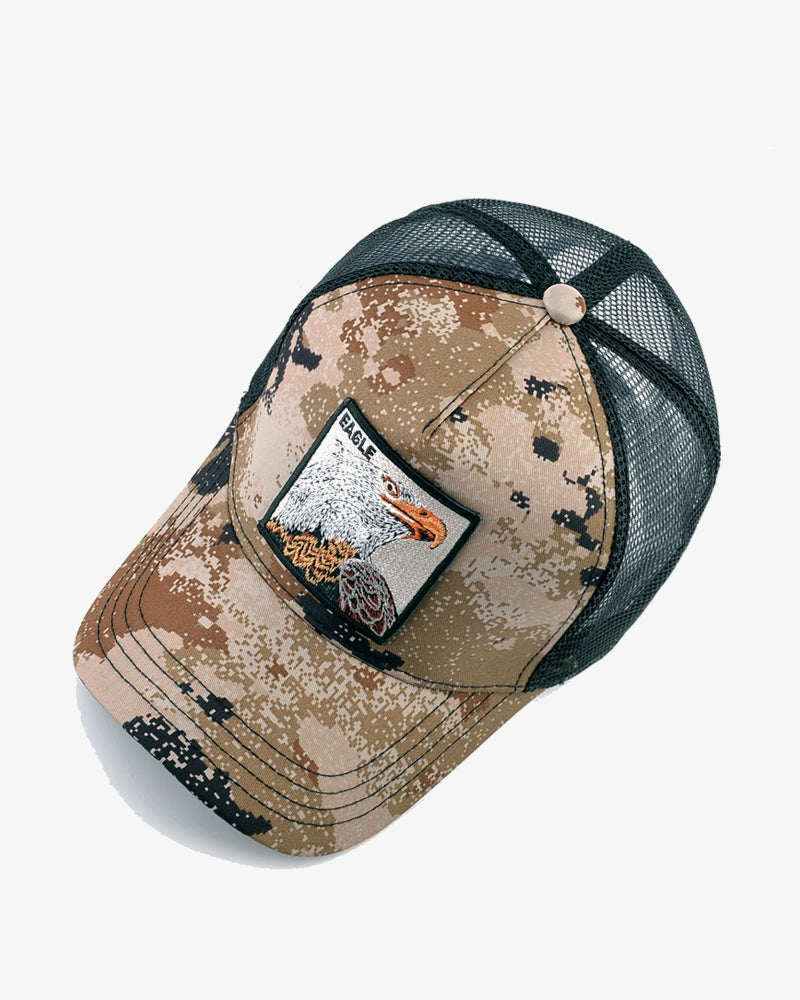 Eagle Brown Camo Mesh Cap - C0124