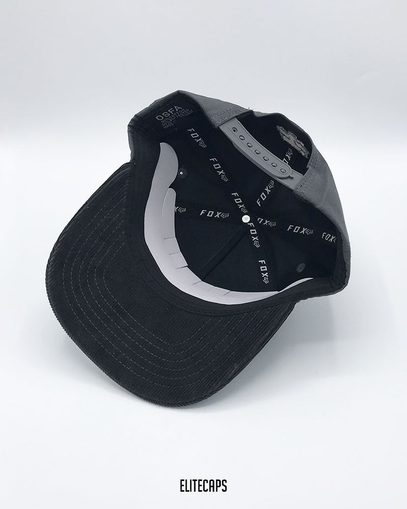 Grey Tone FOX Embroidered Snapback Cap - C0622