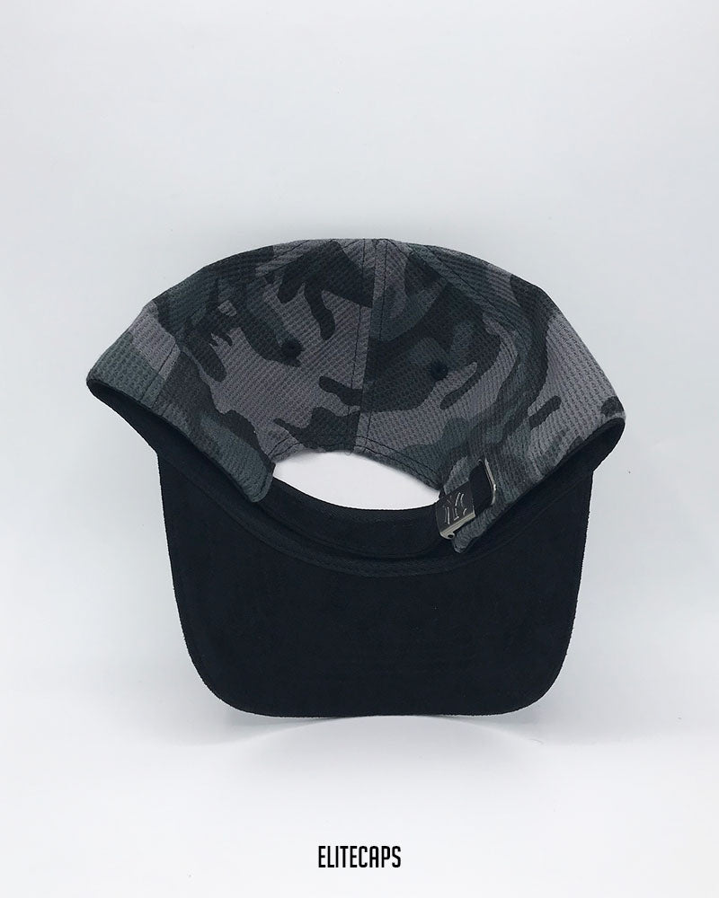 NY Grey Camouflage Two-Tone Baseball Cap - C0534