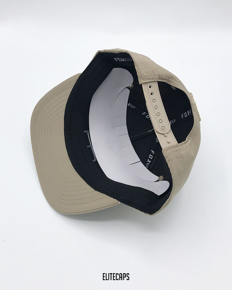 Beige FOX Signature Snapback Cap - C0645