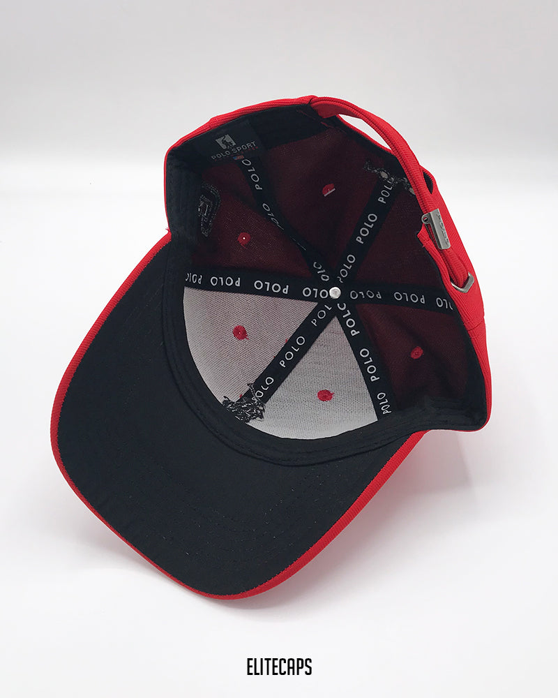 RL Red Polo Baseball Cap - C0285