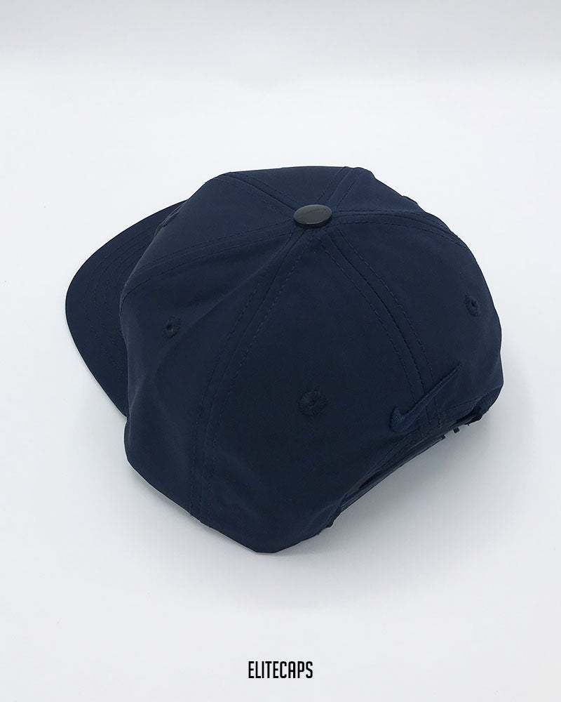 NIIKE Navy Signature Snapback Cap - C0690