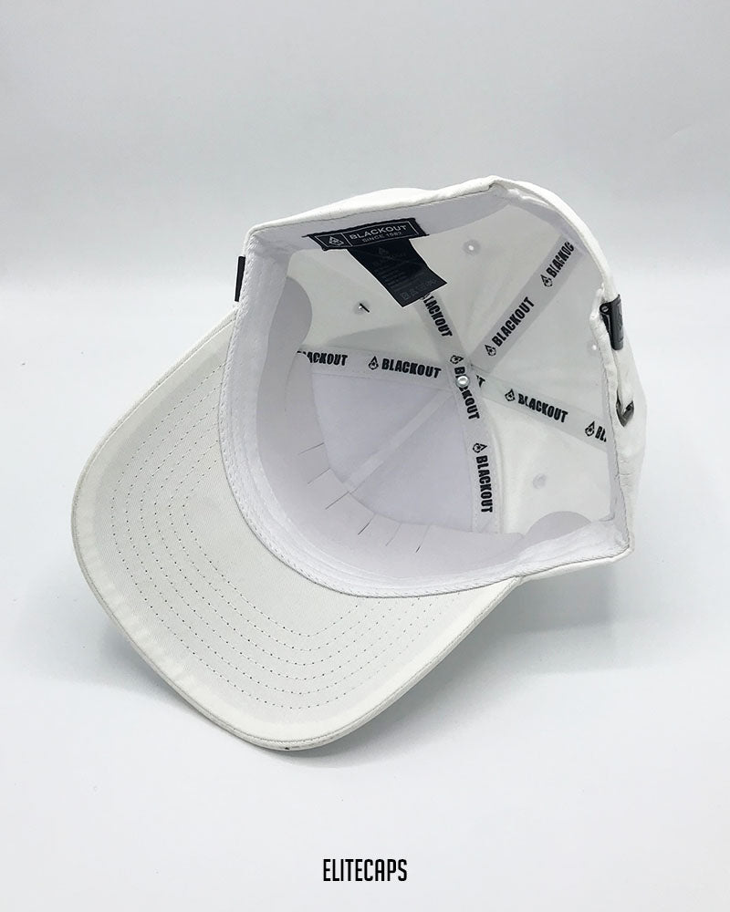 White Classic BKT Embroidered Cap - C0506