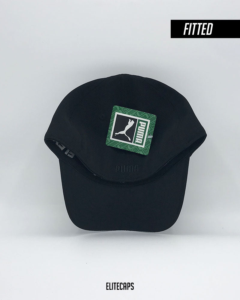 Jet Black Puma Fitted Cap - C0338