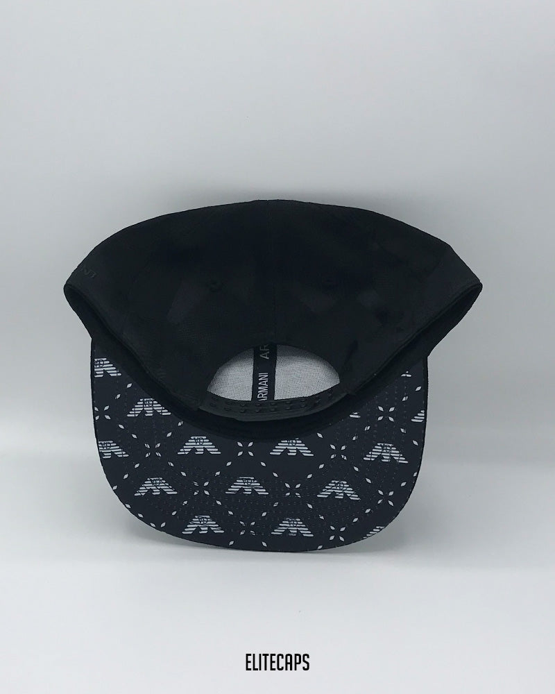 Black Camo AR Snapback Cap - C0319