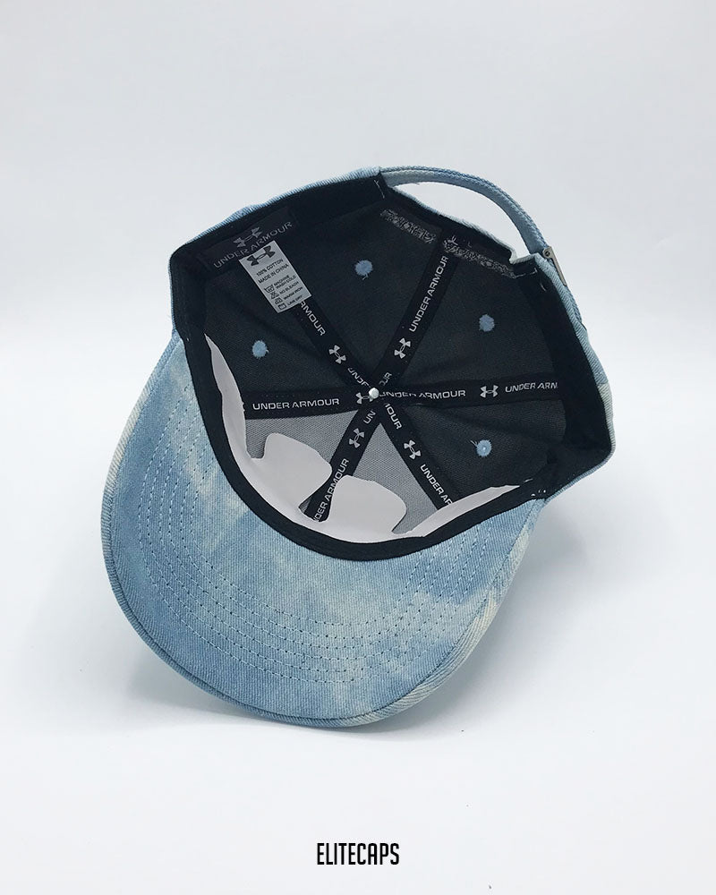 UA Blue & Beige TIE-DYE Denim Cap - C0518