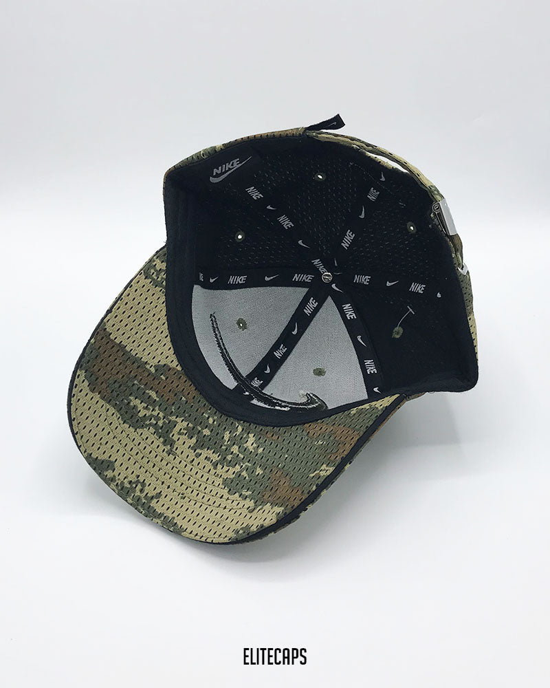 Mesh Green Camo NIIKE Baseball Cap - C0644