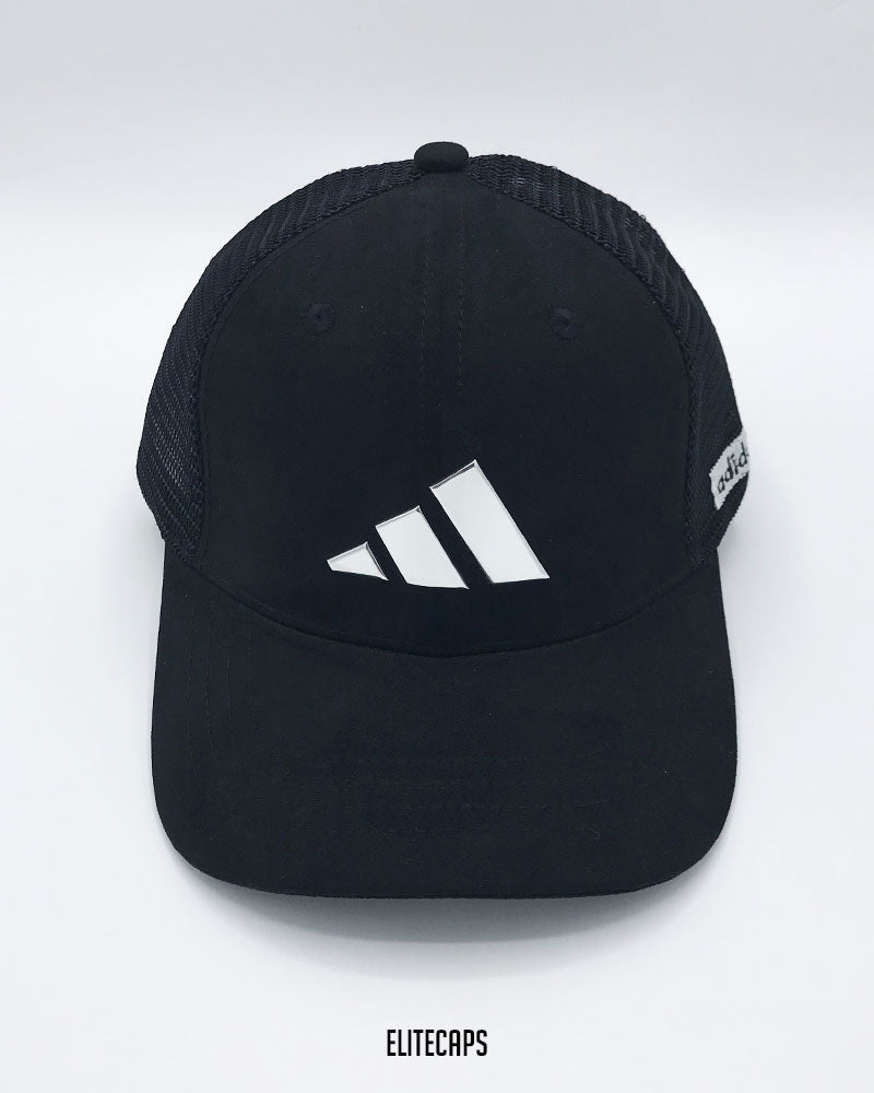 ADIDS Classic Black Suede Trucker Cap - C0612