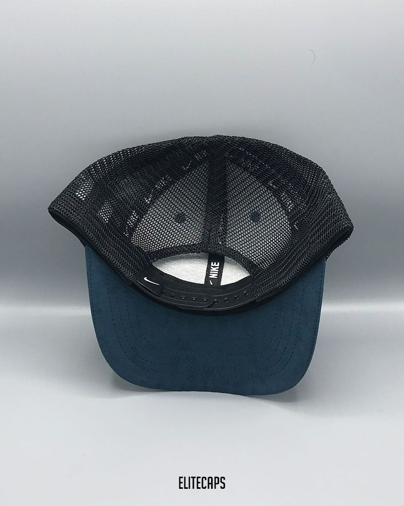 NKE Suede Mesh Swoosh Trucker Cap - C0404