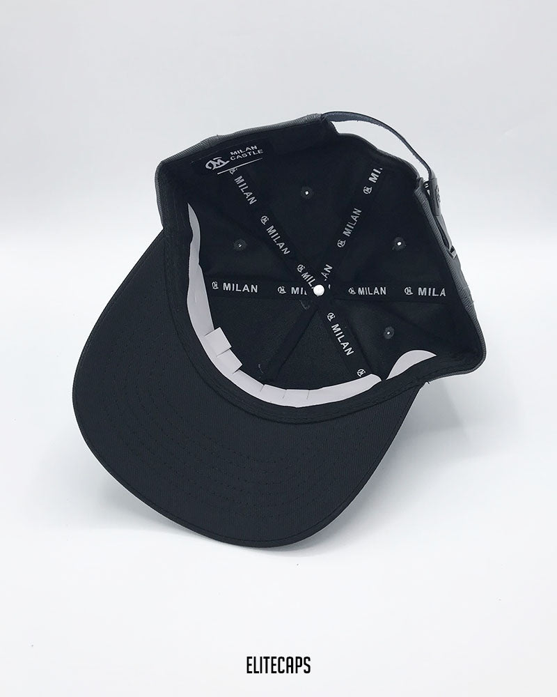 Two-Tone Grey Classic MILAN Baseball Cap - C0697