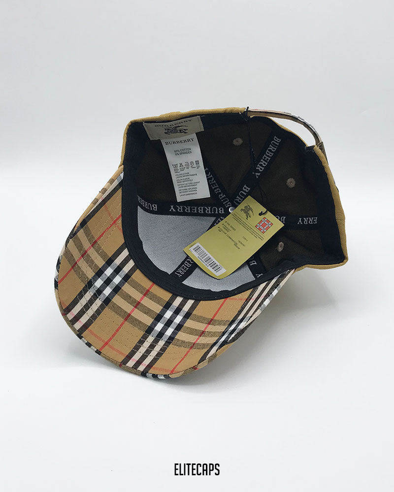 BURBERY Signature Two-Tone Baseball Cap - C0580