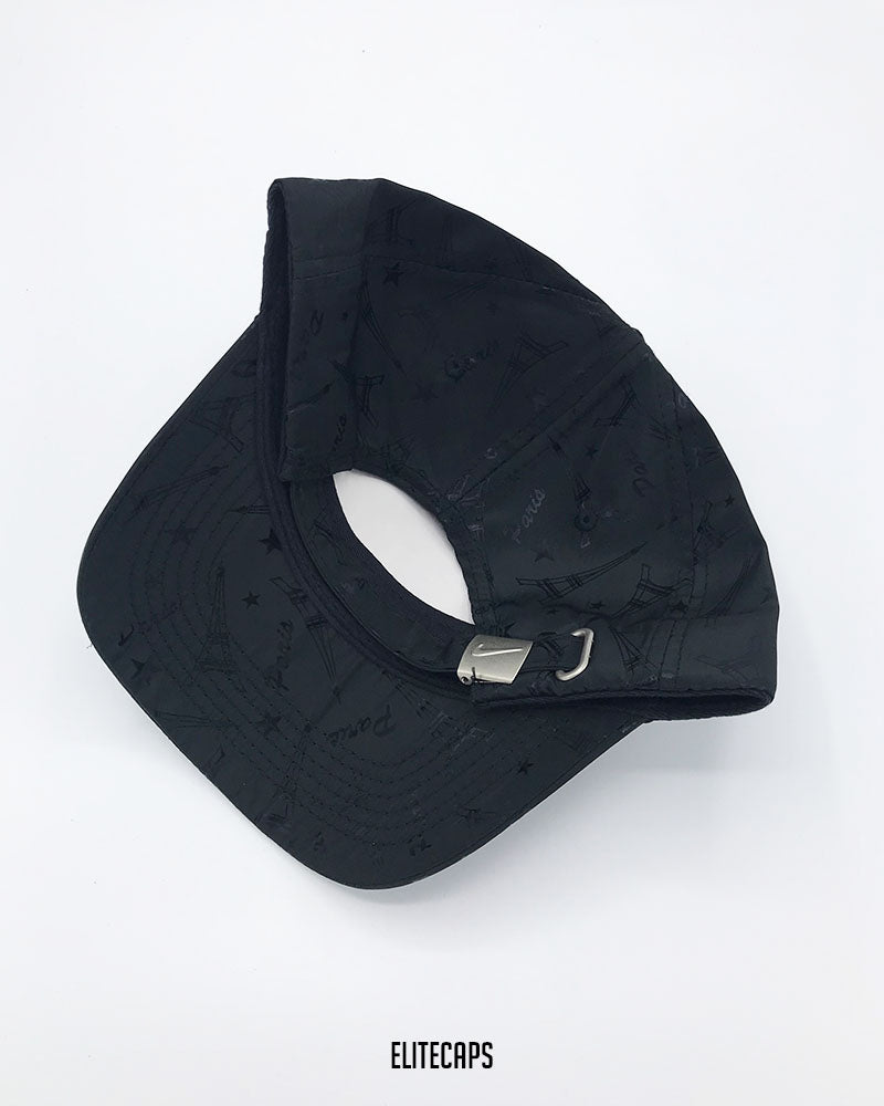 Paris NKE Black Baseball Cap - C0543