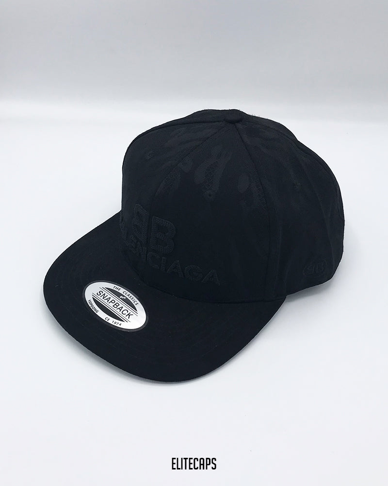 Black BLCG Snapback Cap - C0295