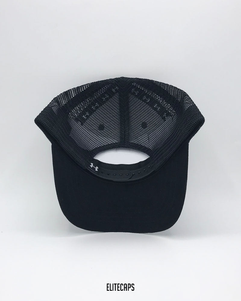 UA Black Bull Embroidered Trucker Cap - C0550