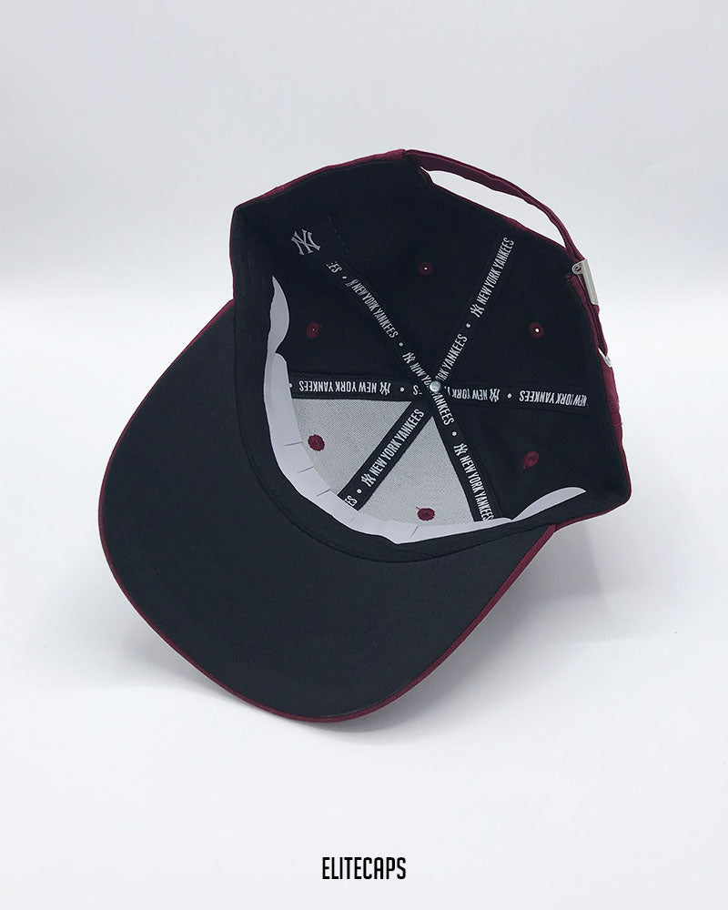Yankees NY Maroon Baseball Cap - C0597