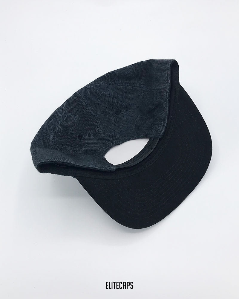 LA Dark-Grey Camo Snapback Cap - C0564