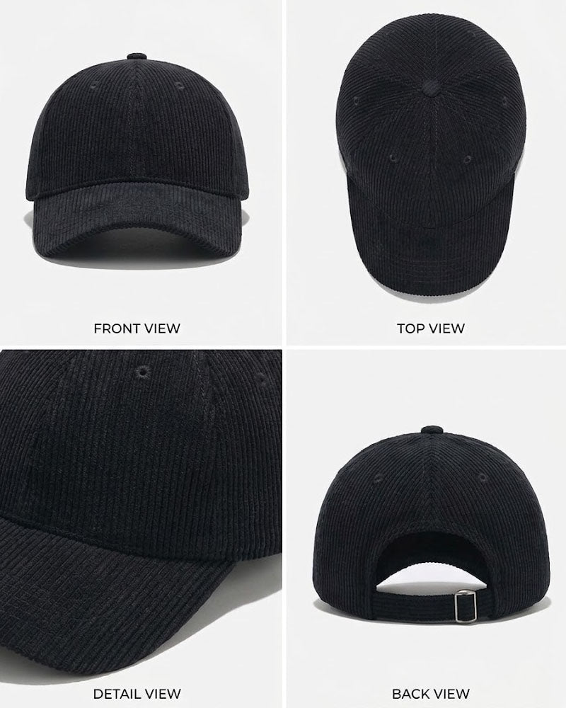 Corduroy Versatile Baseball Cap - C0146