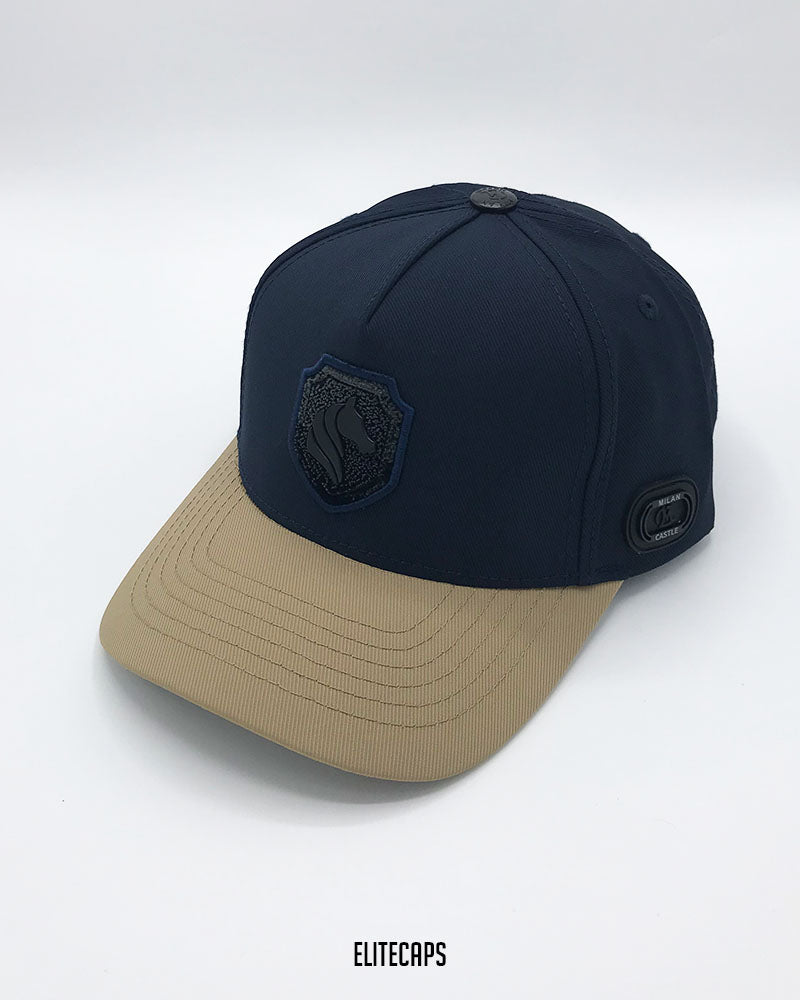 Two-Tone Navy Classic MILAN Baseball Cap - C0688