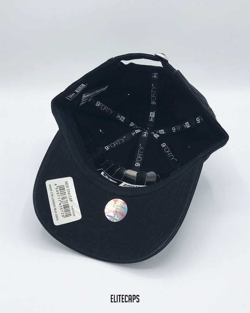 New Era UA Casual Classic Black Strapback Cap - C0482
