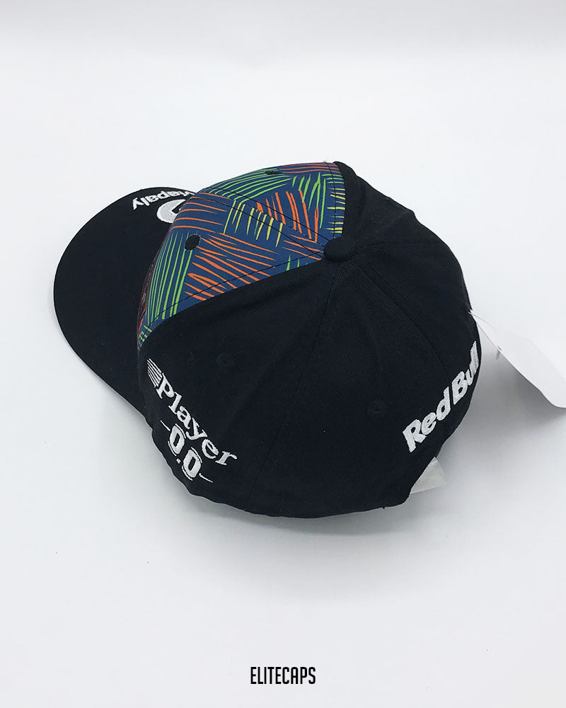 RedBull Black Contrast Embroidered Cap - C0672