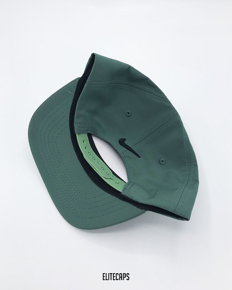 NKE Classic Green Snapback Cap - C0551 (Minor Defected)