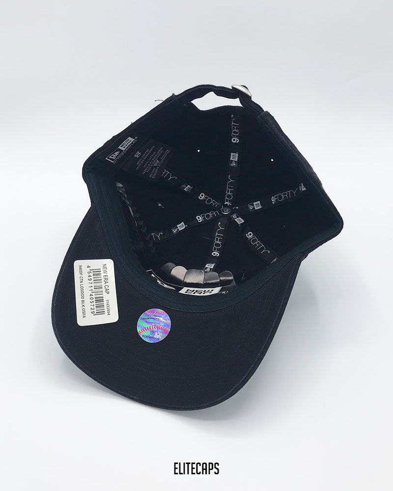New Era LA Casual Classic Black Strapback Cap - C0573