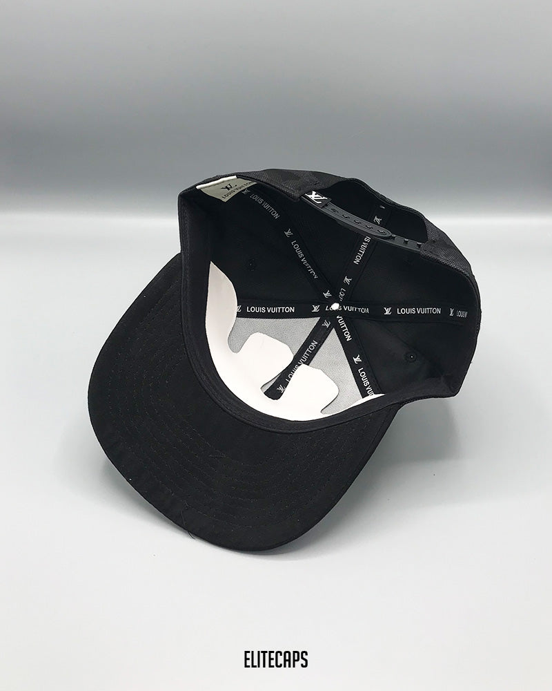 LV Black Camo Snapback Cap - C0418