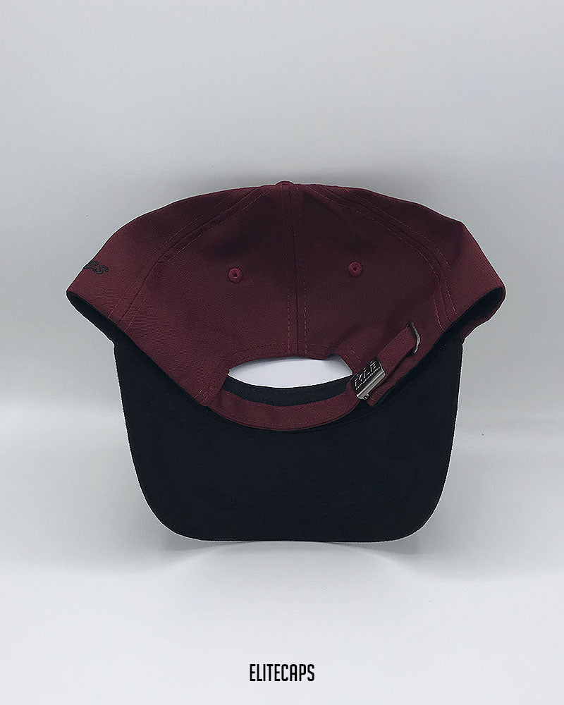 NY Maroon Two-Tone Baseball Cap - C0438