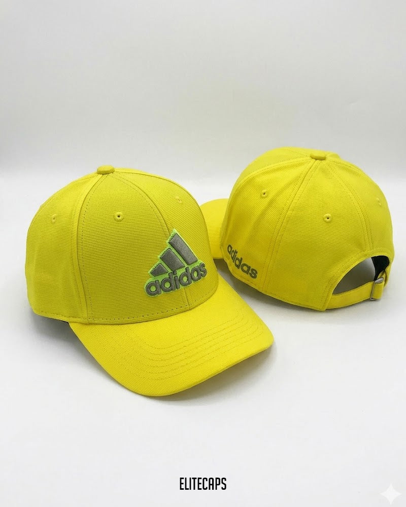 ADIDS Contrast Yellow Sport Baseball Cap - C0439