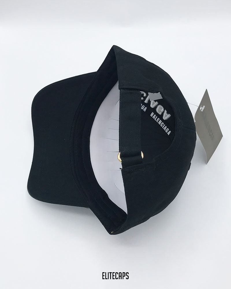BALCGA Black Embroidered Baseball Cap - C0598