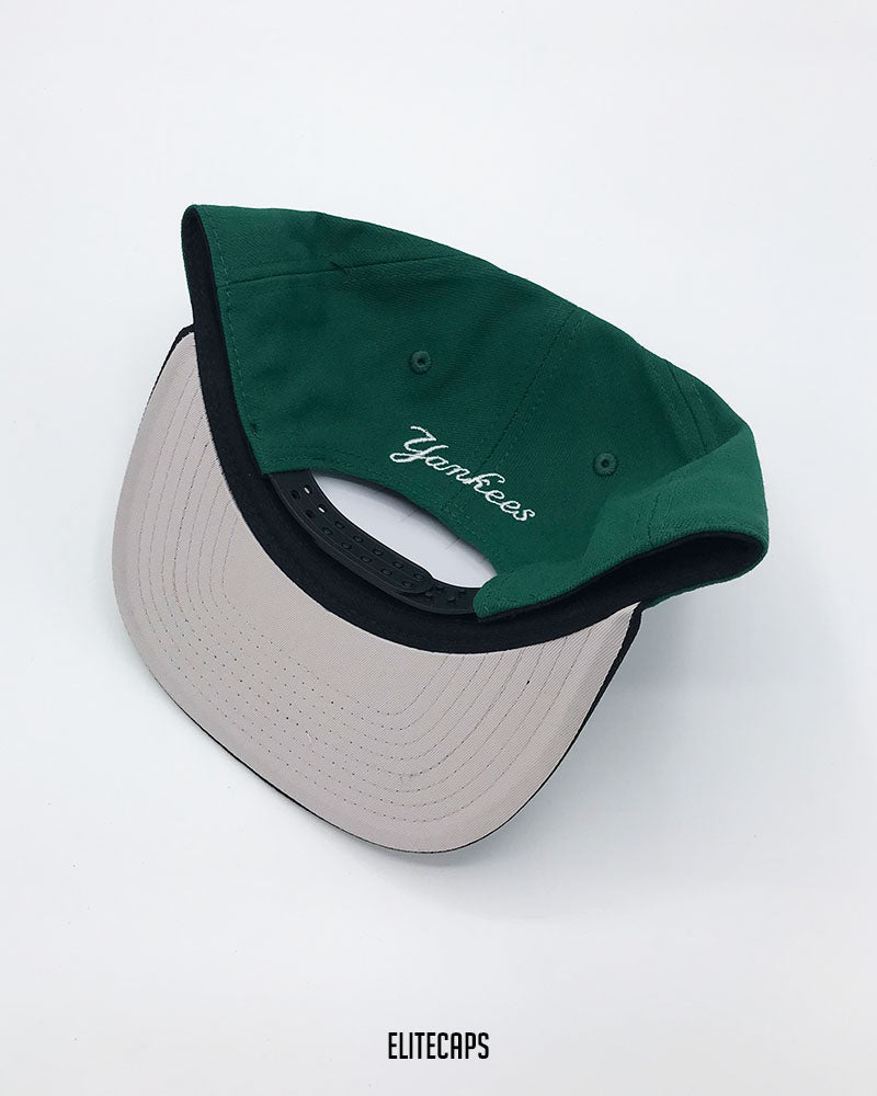 NY Yankees Green Snapback Cap - C0531