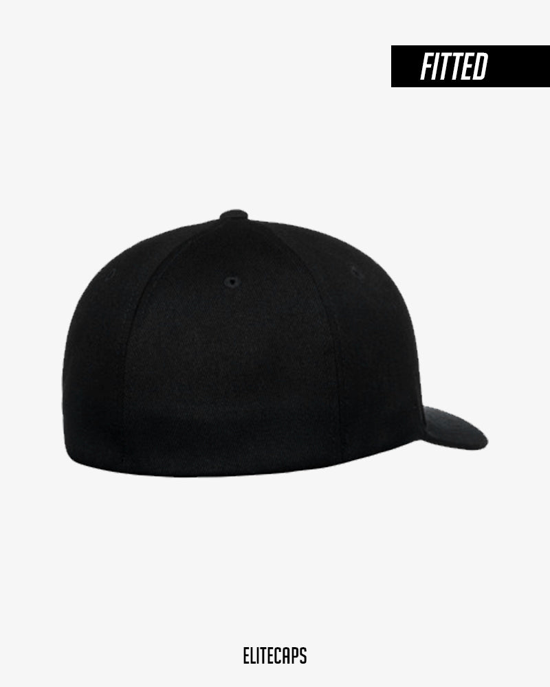 Basic Black Fitted Cap - FLEXFIT - FC002