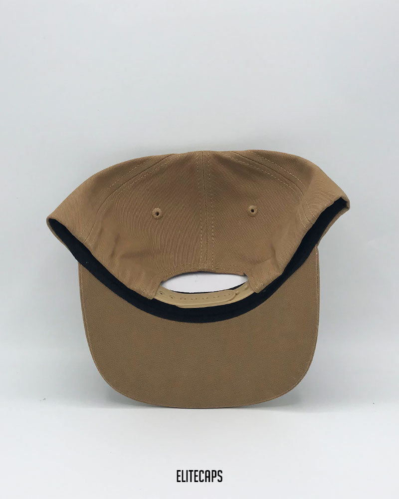 Khaki Captain BKT Snapback Cap - C0479