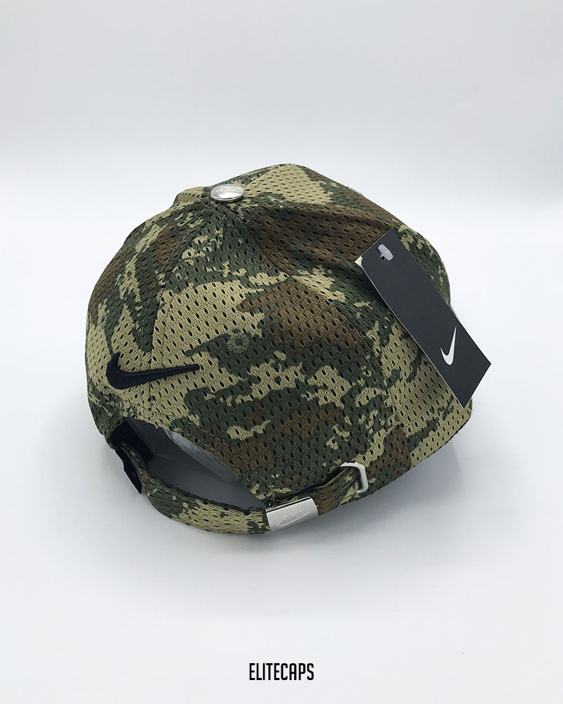 Mesh Green Camo NIIKE Baseball Cap - C0644