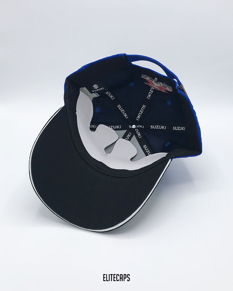 SUZUKI Royal Blue Two-Tone Cap - C0587